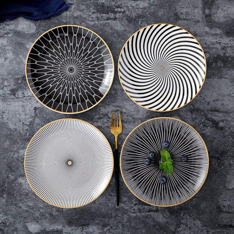 Allure Geometry Dinnerware Set - www.Shopthatapp.com