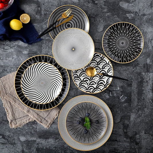 Allure Geometry Dinnerware Set - www.Shopthatapp.com