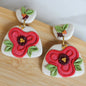 Alma Rosa Jewelry Polymer Clay Flower Earrings - www.Shopthatapp.com
