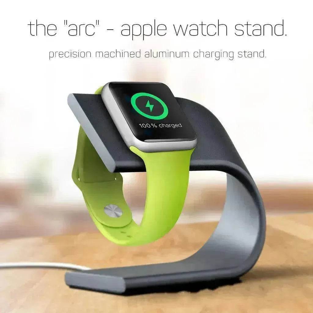 Aluminum alloy U-shaped smart watch charging stand - www.Shopthatapp.com