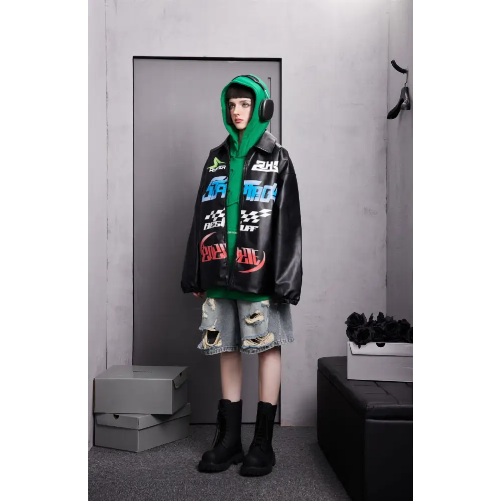 American Retro Loose Couple Baseball Uniform Coat For Men - www.Shopthatapp.com