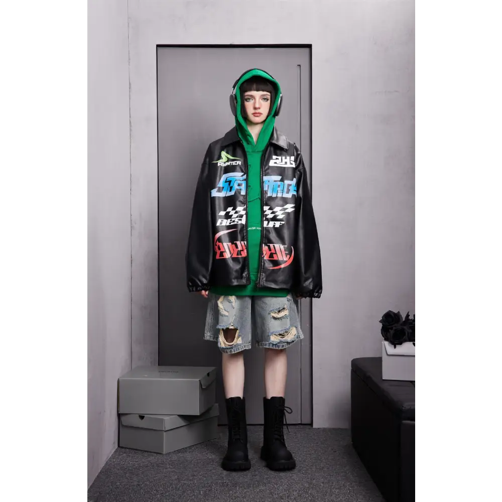 American Retro Loose Couple Baseball Uniform Coat For Men - www.Shopthatapp.com