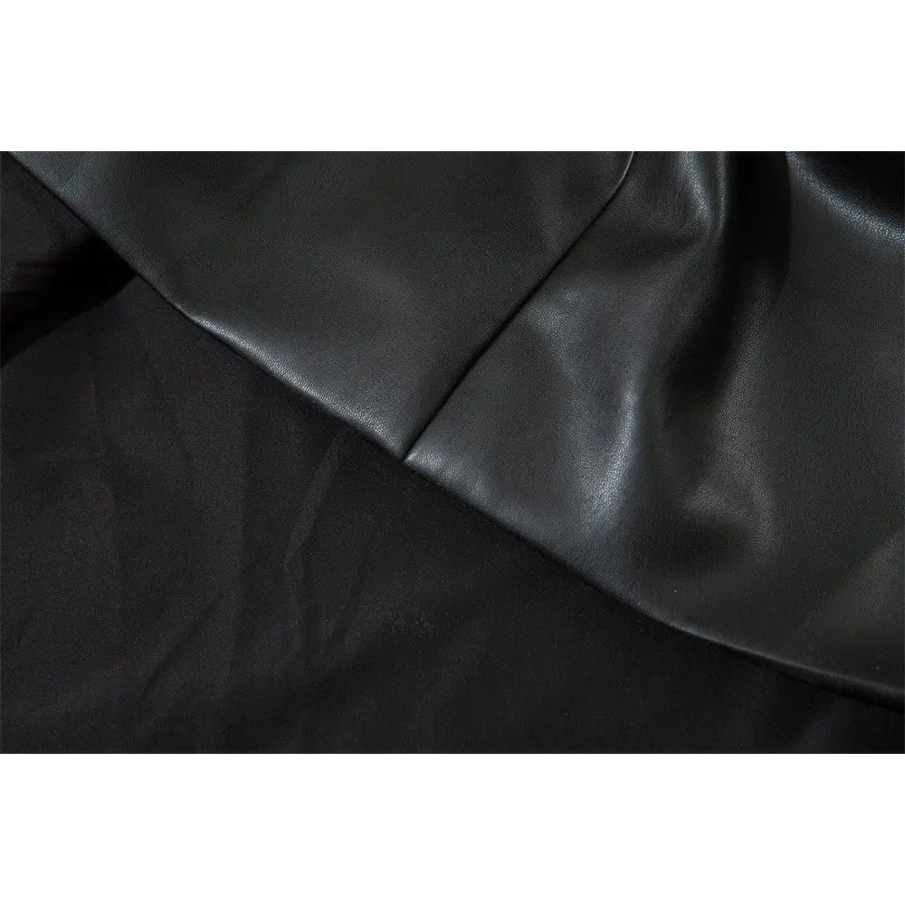 American Style With Belt Mid-length PU Leather Coat For Men Autumn And Winter - www.Shopthatapp.com