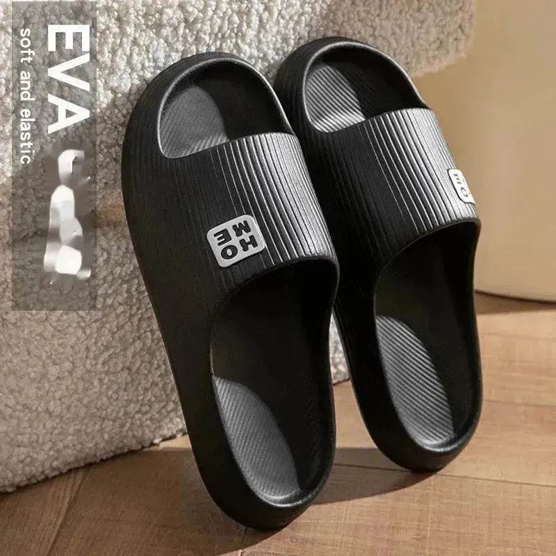 Anti-odor Soft Thick Bottom Non-slip Home Indoor Eva Slippers - www.Shopthatapp.com
