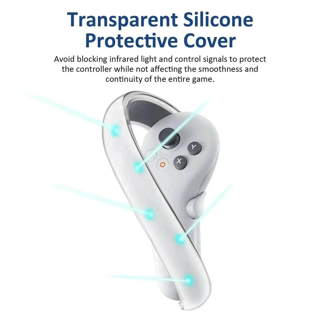 Applicable To Pico Neo 4 VR Glasses Handle Transparent Silicone Protection Ring - www.Shopthatapp.com