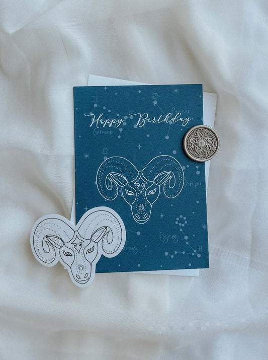 Aries card (Mar 21- Apr 19) - www.Shopthatapp.com