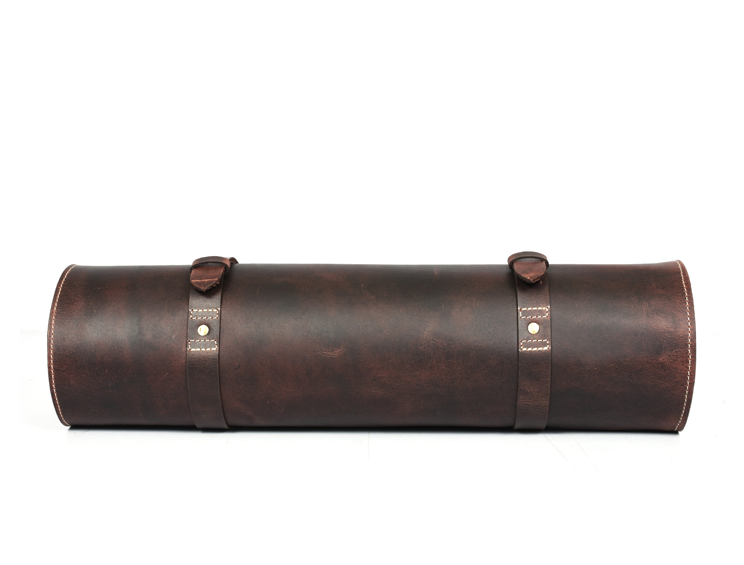 Arizona Leather Knife Roll 10 Slot - Walnut Brown - www.Shopthatapp.com