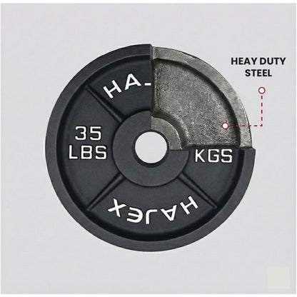 Gewichtsscheiben aus Gusseisen – Standard, Olympisch in Pfund, Kilogramm