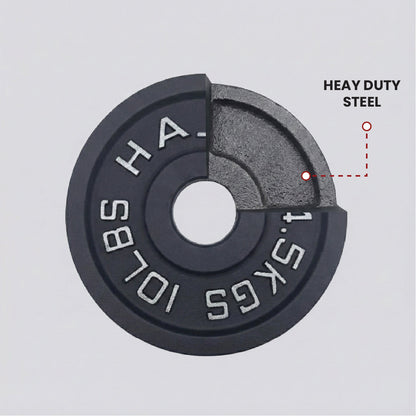 Gewichtsscheiben aus Gusseisen – Standard, Olympisch in Pfund, Kilogramm