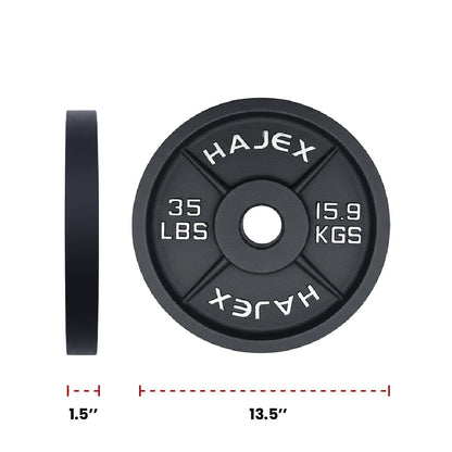 Gewichtsscheiben aus Gusseisen – Standard, Olympisch in Pfund, Kilogramm