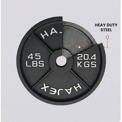 Gewichtsscheiben aus Gusseisen – Standard, Olympisch in Pfund, Kilogramm