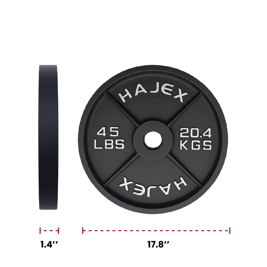 Gewichtsscheiben aus Gusseisen – Standard, Olympisch in Pfund, Kilogramm