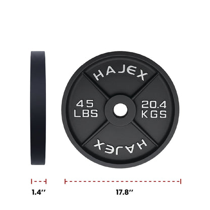 Gewichtsscheiben aus Gusseisen – Standard, Olympisch in Pfund, Kilogramm