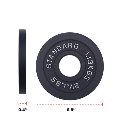 Gewichtsscheiben aus Gusseisen – Standard, Olympisch in Pfund, Kilogramm