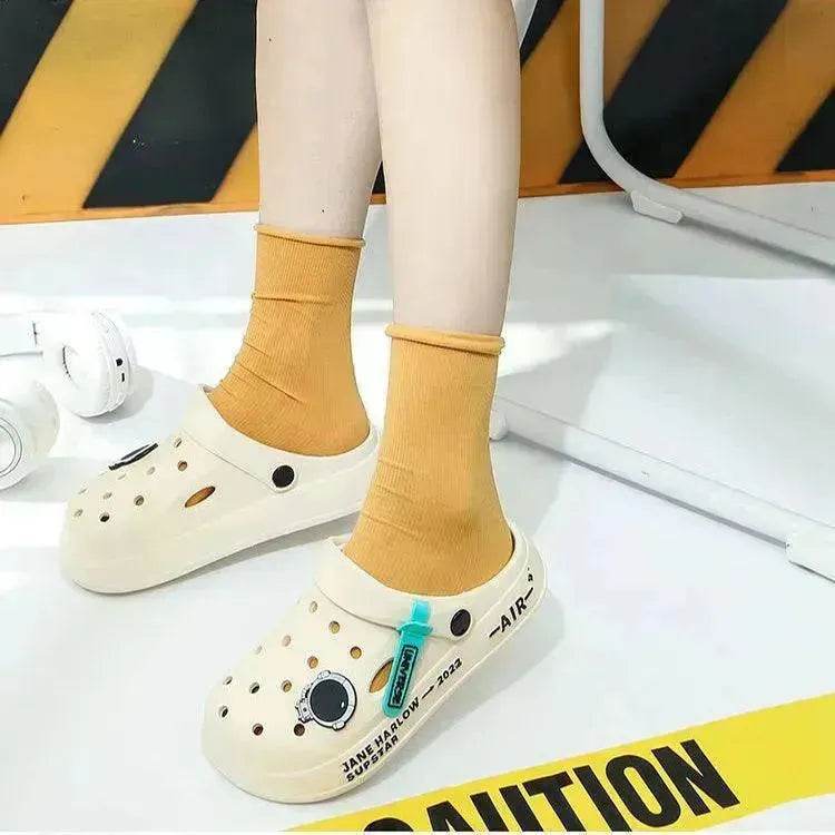 Astronaut Decor Slippers Summer Indoor Home Shoes Outdoor Garden Clogs Shoes - www.Shopthatapp.com