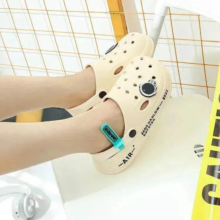 Astronaut Decor Slippers Summer Indoor Home Shoes Outdoor Garden Clogs Shoes - www.Shopthatapp.com