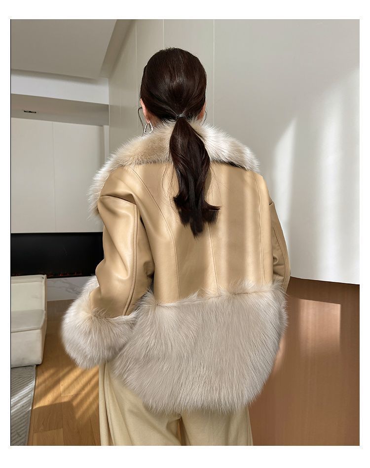 Aurora Faux Fur and Leather Coat - www.Shopthatapp.com