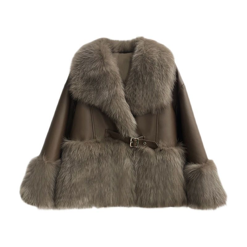 Aurora Faux Fur and Leather Coat - www.Shopthatapp.com