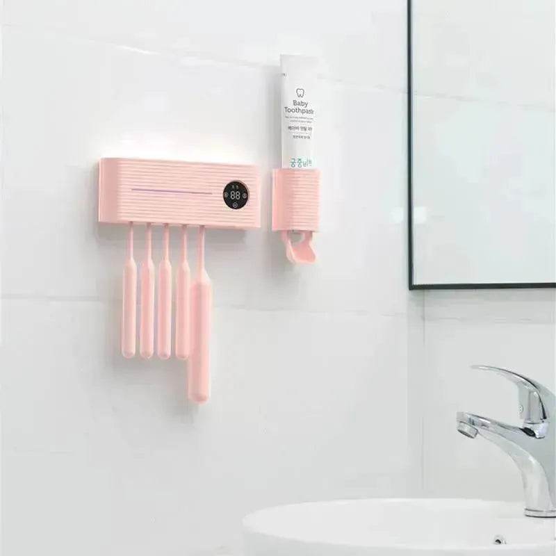 Automatic Air-Drying And Placing Toothbrush Disinfection Box On The Wall - www.Shopthatapp.com