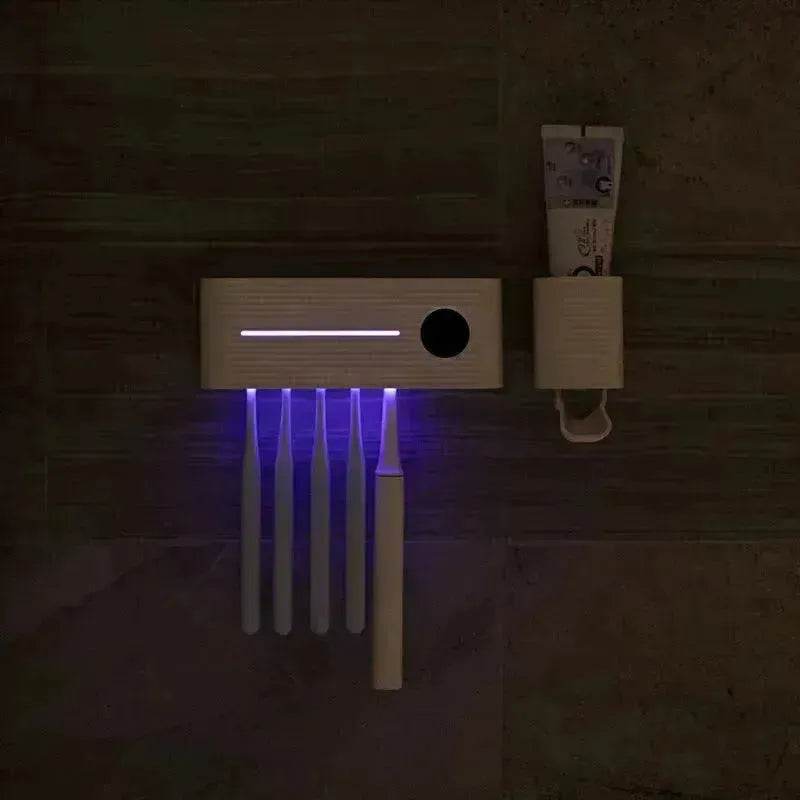 Automatic Air-Drying And Placing Toothbrush Disinfection Box On The Wall - www.Shopthatapp.com