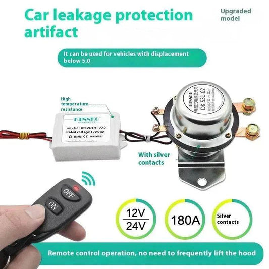 Automotive Leakage Electromagnetic Leakage Circuit Breaker Intelligent Power Supply Remote Control - www.Shopthatapp.com