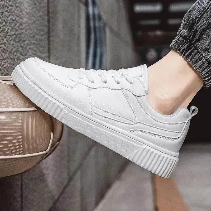 Autumn New Breathable White Shoes For Students Trendy All-Match Platform Sports Casual sneakers for men - www.Shopthatapp.com