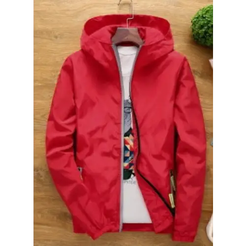 Autumn Spring Jackets Men Bomber Jacket Male Casual Coat For Men Wind Breaker New Hooded Jacket Men'S Windbreaker - www.Shopthatapp.com