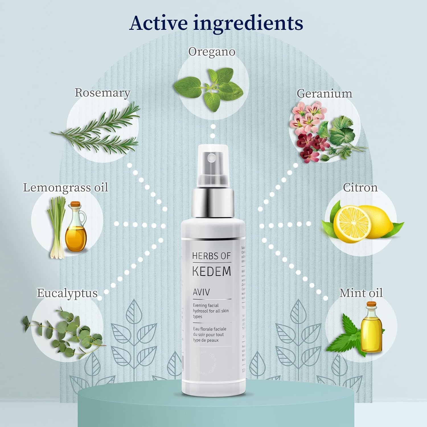 Aviv - Calming, Make-up Removing Floral Water - www.Shopthatapp.com