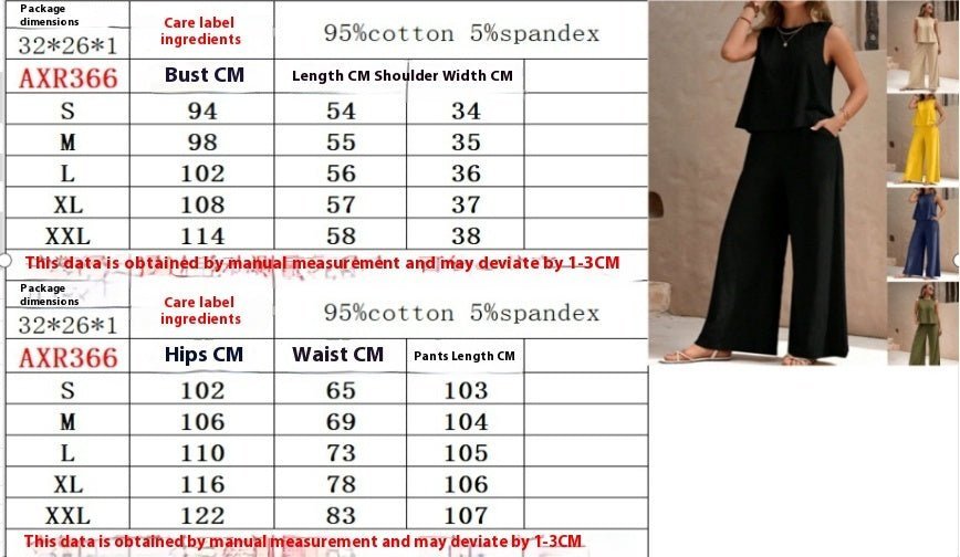 Azra Casual Loose Cotton Trouser and Top Set - www.Shopthatapp.com