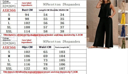 Azra Casual Loose Cotton Trouser and Top Set - www.Shopthatapp.com
