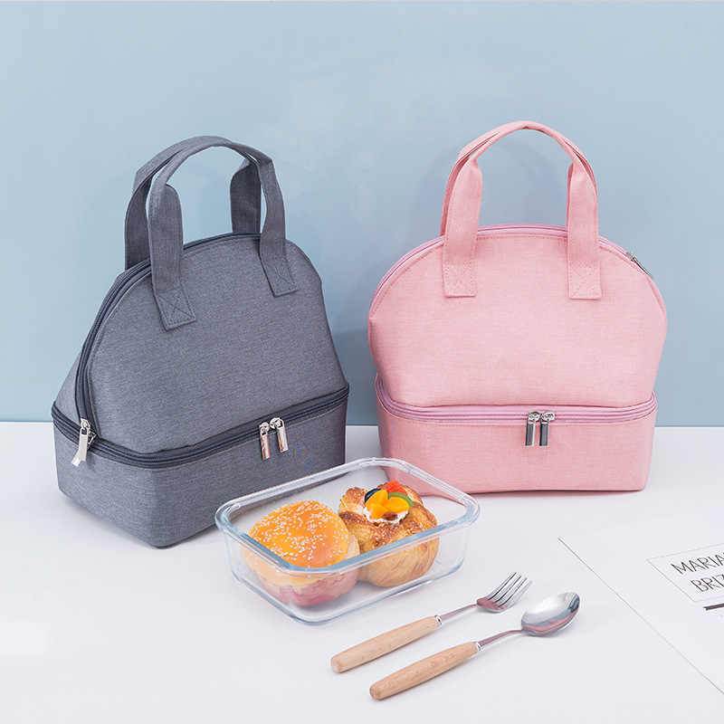 Women's Fashion Portable Insulated work lunch bag - www.Shopthatapp.com
