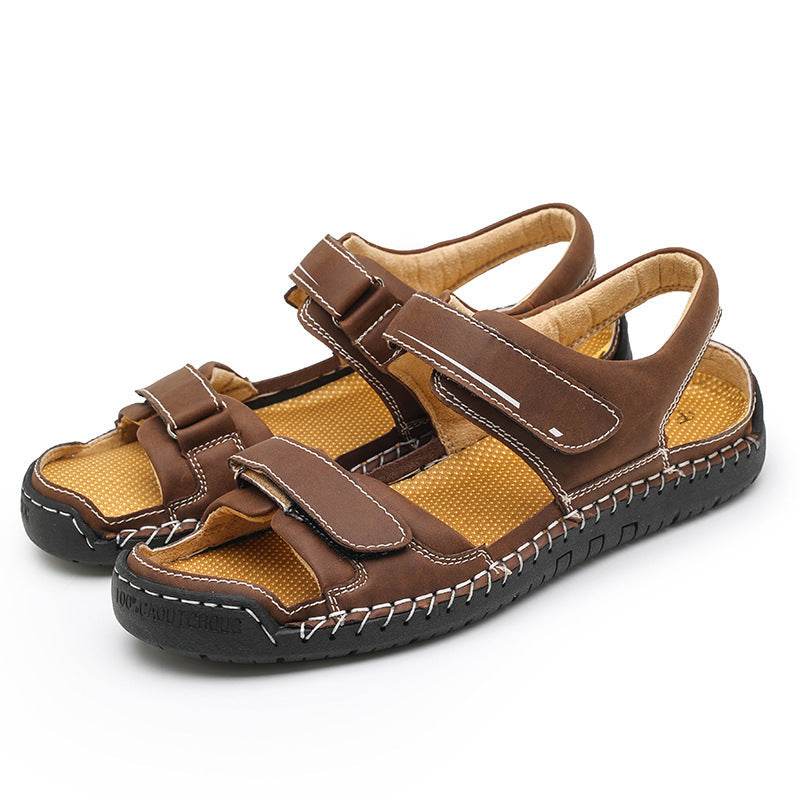 Men's Sandals Casual Trend Leather Sandals Men's Wholesale - www.Shopthatapp.com