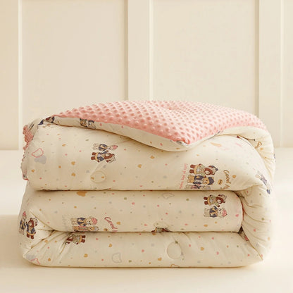 Beanie Velvet Quilt Soybean Fiber Duvet Insert Autumn And Winter - www.Shopthatapp.com