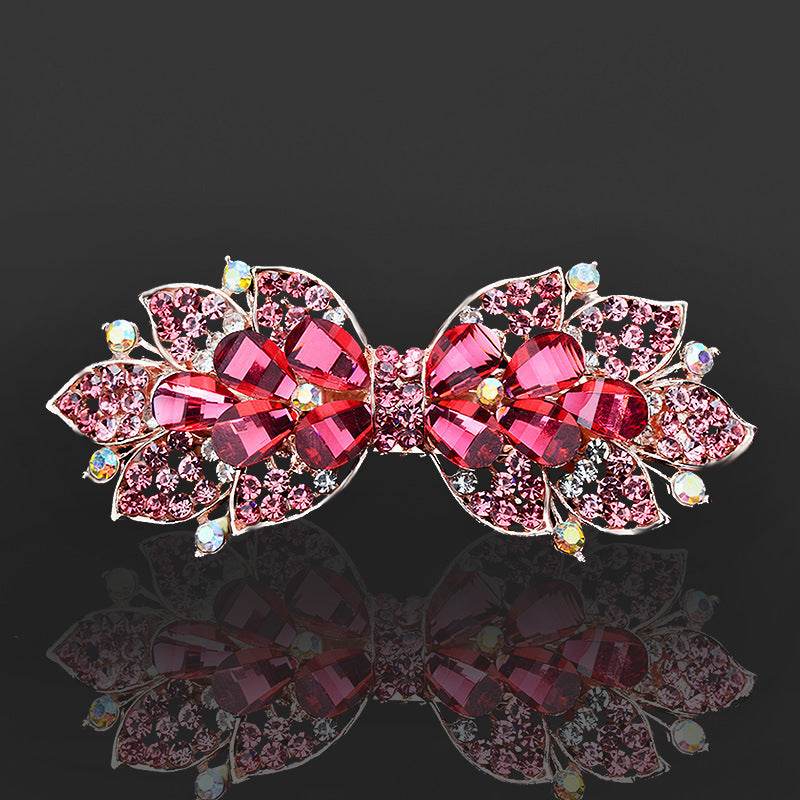 Rhinestone bow hair clip Accessories - www.Shopthatapp.com