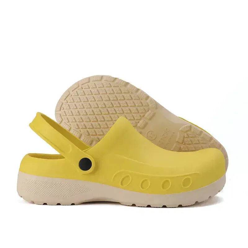 Casual Unisex EVA Rubber Summer Clog Slip on Hospital Hotel Home Beach Clog Shoe - www.Shopthatapp.com