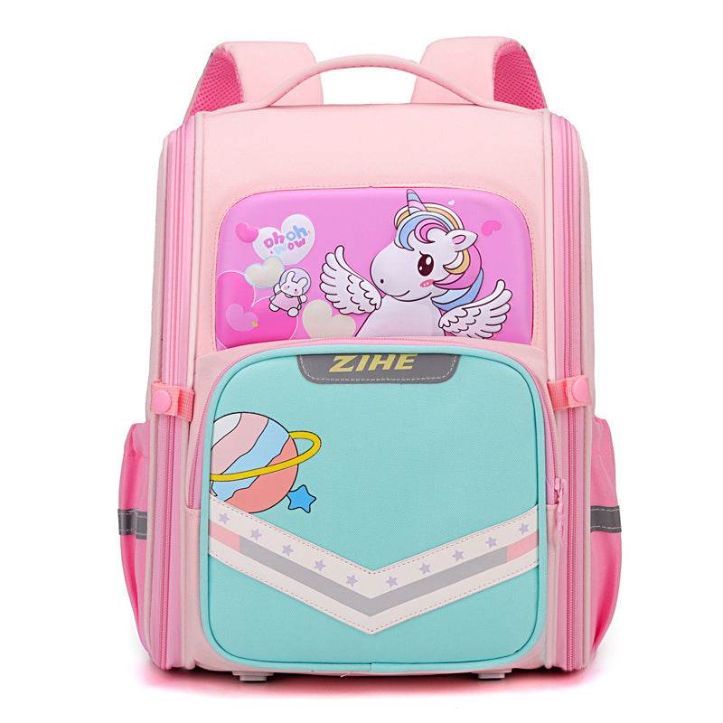 Back Support Large Capacity Cartoon Backpack for School - www.Shopthatapp.com