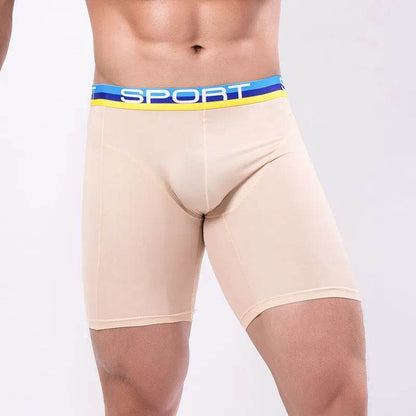 Anti-wear Ice Silk breathable Midway Boxer Beach swimming Underwear - www.Shopthatapp.com