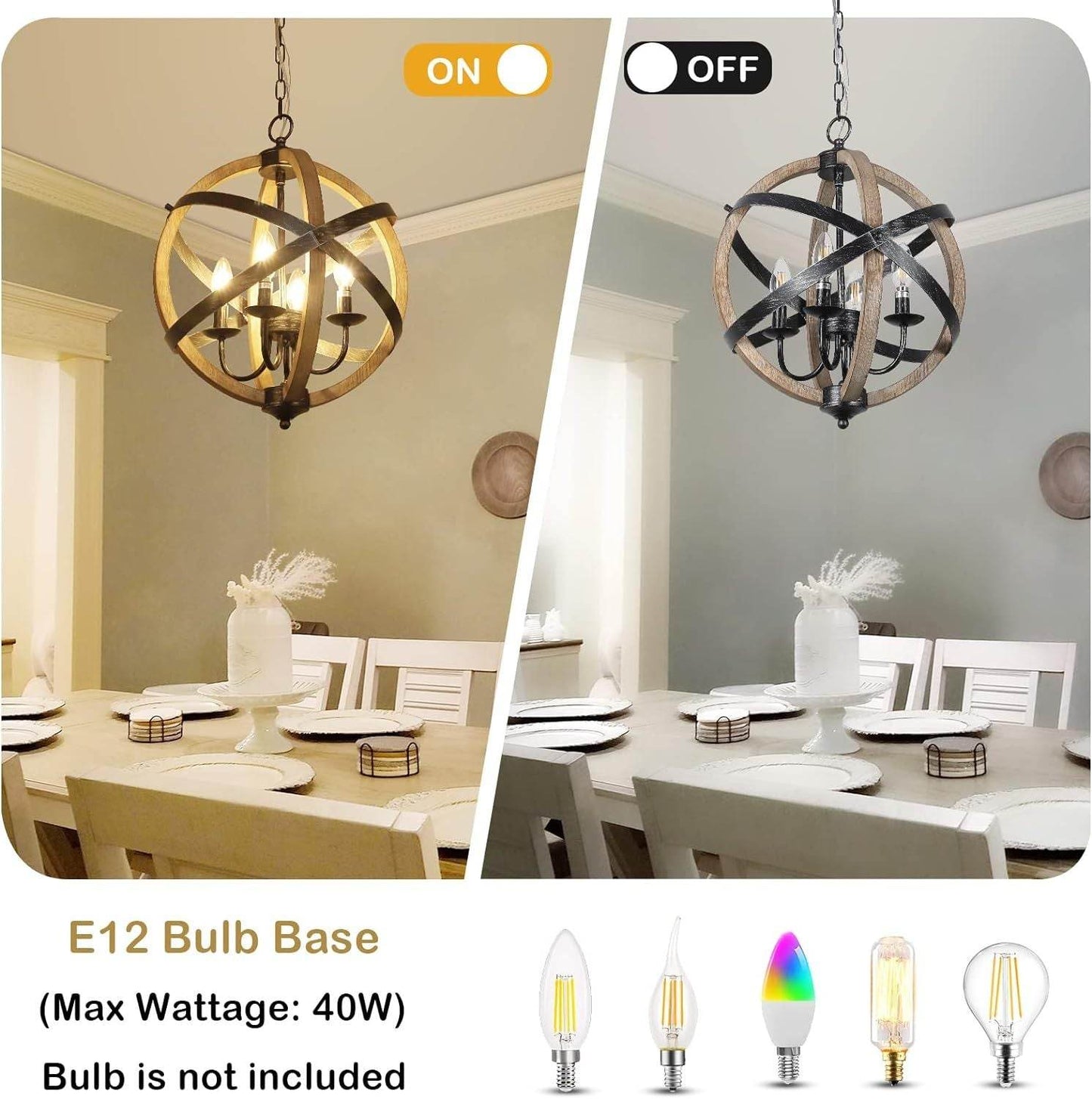 4 Lamps Restaurant Lamps Are Height Adjustable - www.Shopthatapp.com