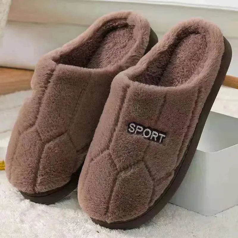 Winter Non-slip Plus Velvet Cotton Slippers - www.Shopthatapp.com