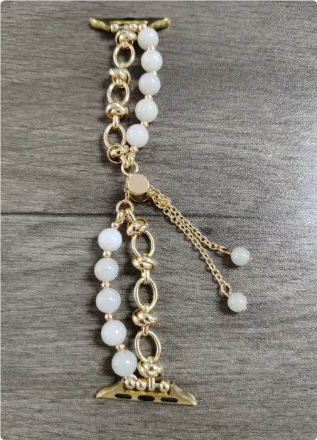 Women Fashion Smart watch Beaded Replacement Watch strap - www.Shopthatapp.com