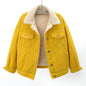 Lamb Wool Thickened Plus Velvet Denim Jacket Women - www.Shopthatapp.com