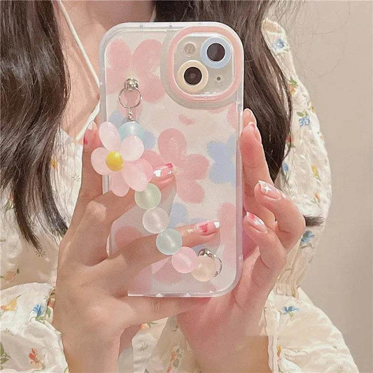 Fashion Flower Bracelet Silicone Phone Case - www.Shopthatapp.com