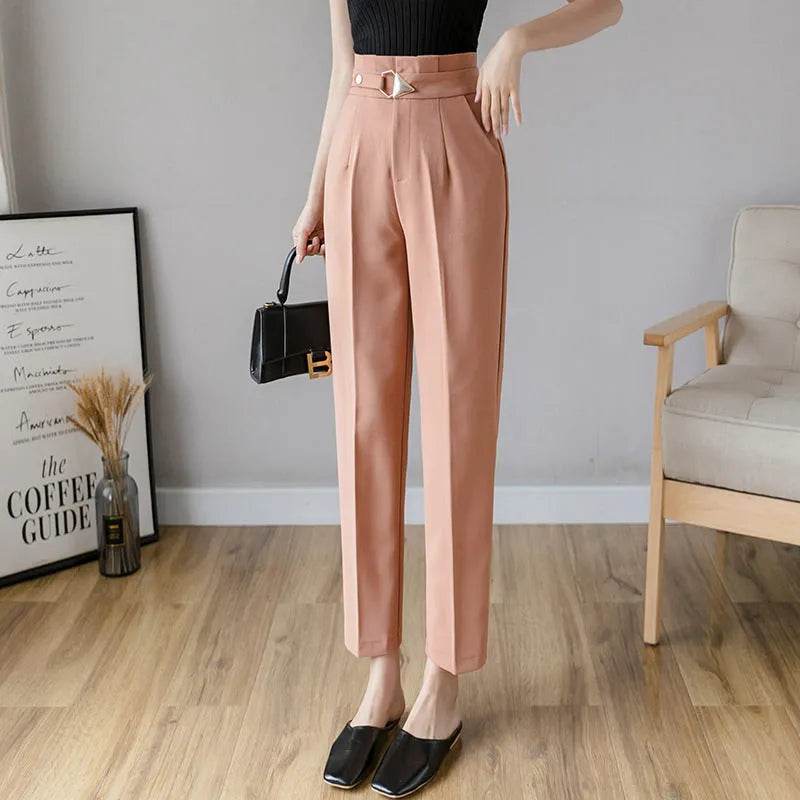 High-waisted Women's Trousers And Small Trousers - www.Shopthatapp.com