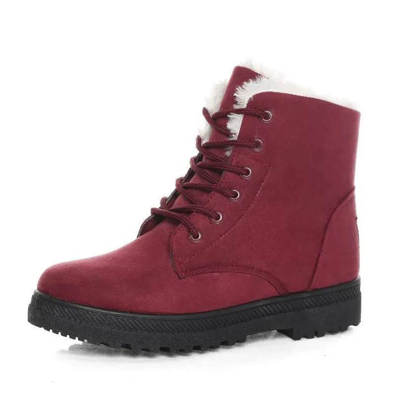 Winter Snow Boots With Warm Plush Ankle Boots For Women Shoes - www.Shopthatapp.com