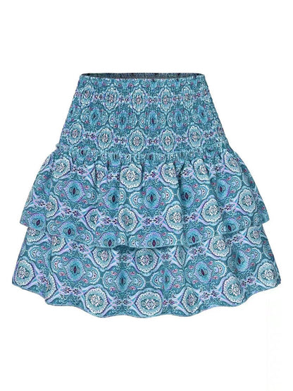 Leisure Versatile Lotus Leaf Women's Mini layered Skirt - www.Shopthatapp.com