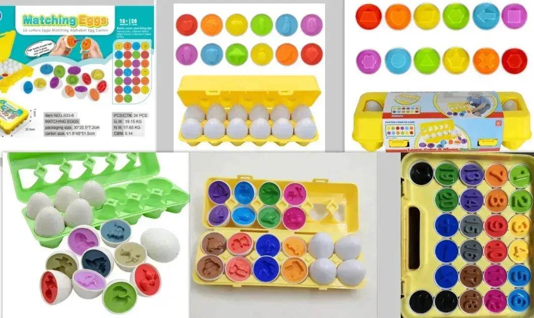 Baby Learning Educational Toy Smart Egg Toy Games Shape Matching Sorters Toys Montessori Eggs Toys For Kids Children - www.Shopthatapp.com