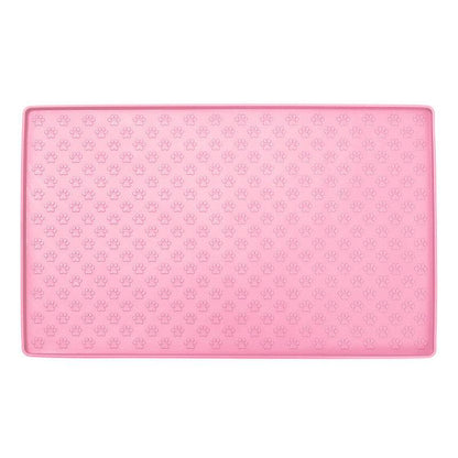 Spot Pet Mat, Waterproof And Easy To Clean Silicone Dog Mat, Cat Mat, Square Pet Placemat, Pet Supplies