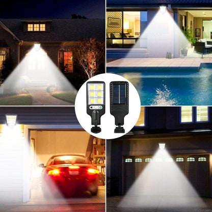 LED Solar Motion Sensor Light Bright Garden Outdoor Street Wall Lamp Solar Wall Lamp Lights Outdoor Road Lamp For Garden, Yard, Garage, Path - www.Shopthatapp.com
