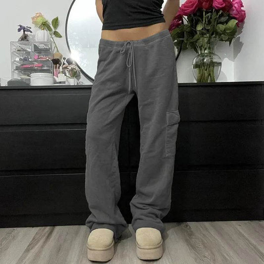European And American Style Straight Exercise Casual Pants Women - www.Shopthatapp.com