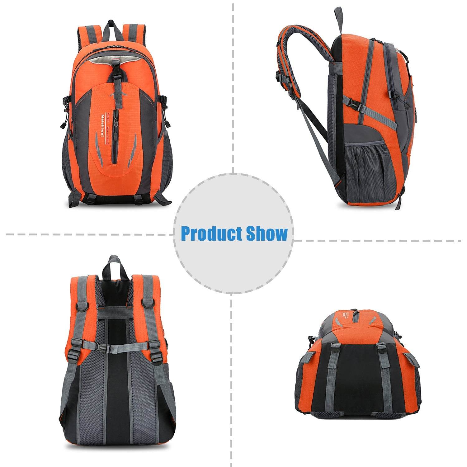 36L Outdoor Backpack Waterproof Daypack Travel Knapsack - www.Shopthatapp.com